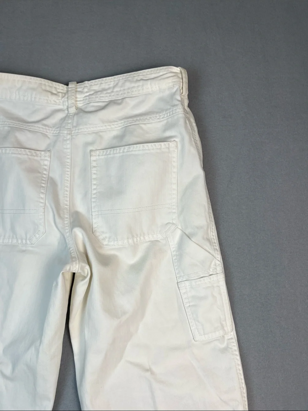 Free People Baggy Carpenter/Utility Pant with Raw hem Size: 6